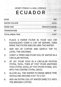 Colombia Luis Anibal Calderon | Filter Roast