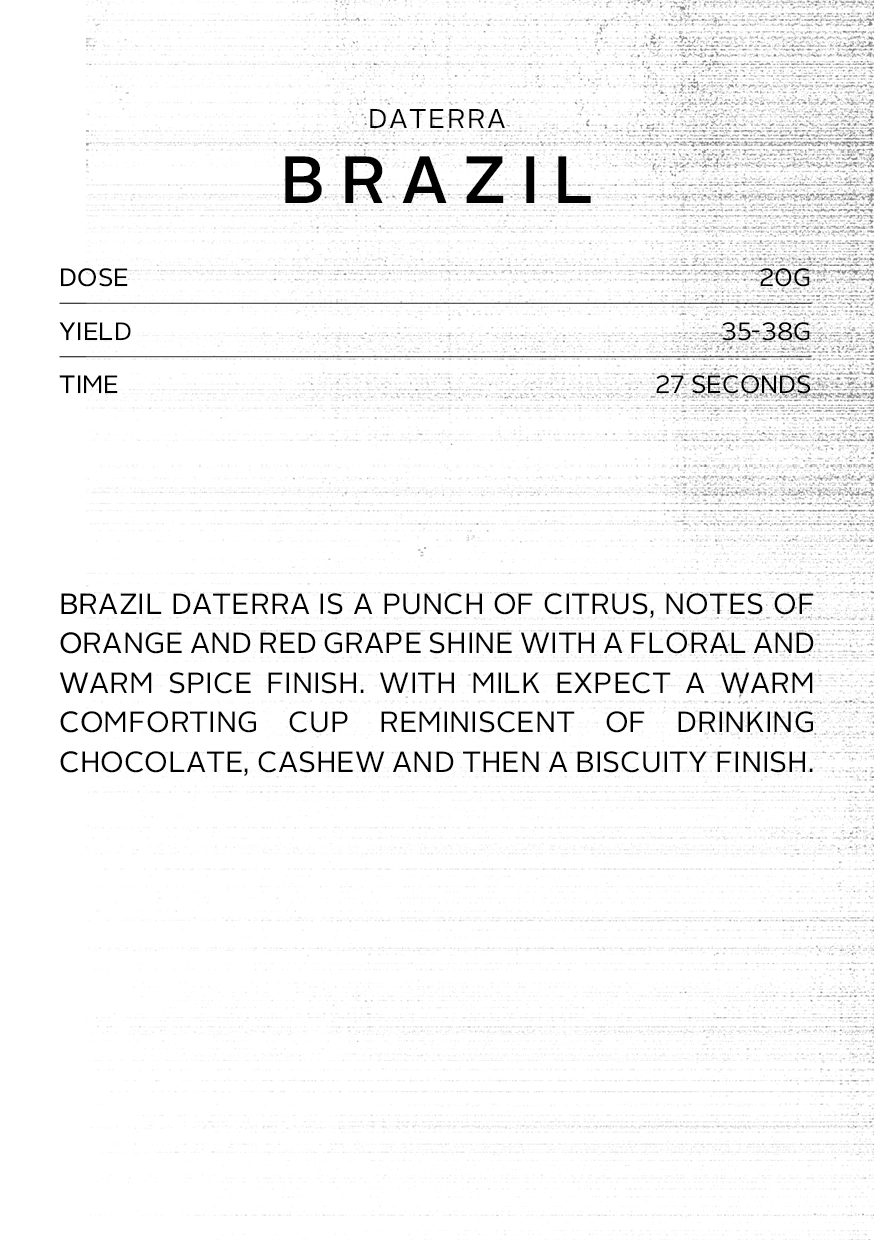 Brazil Daterra | Espresso roast