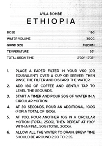 Ethiopia Ayla Bombe | Filter Roast