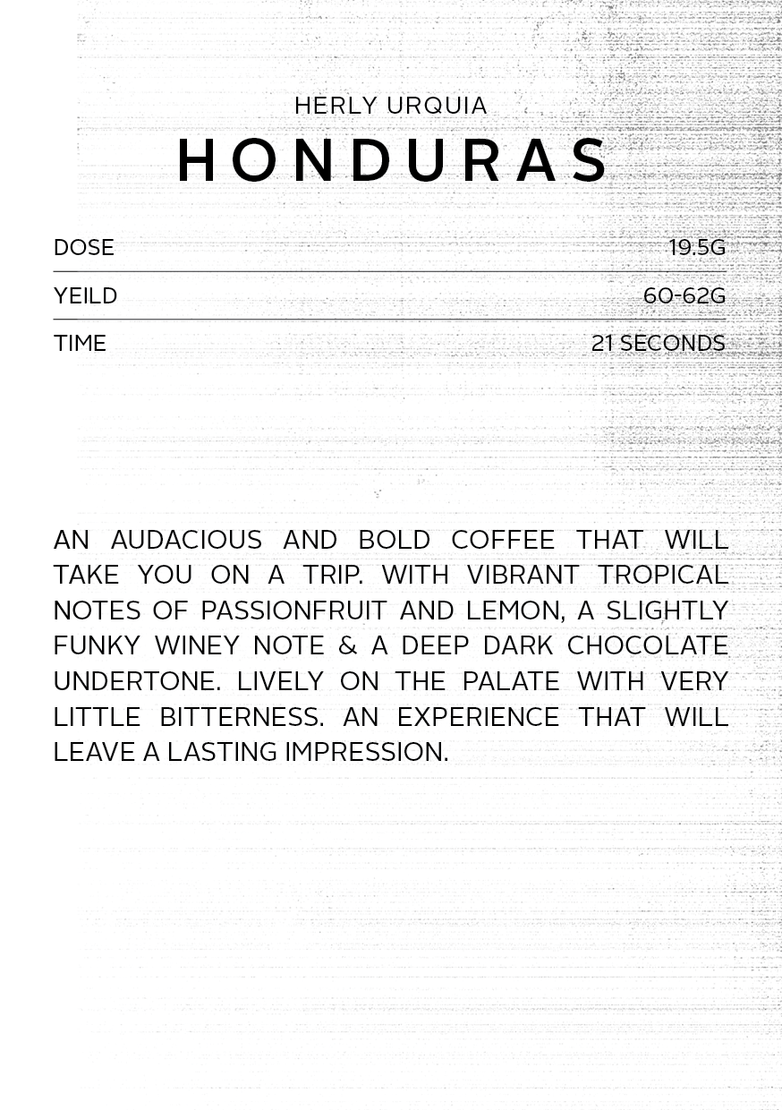 Honduras Herly Urquia | Espresso roast